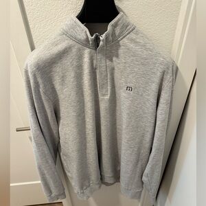 Dove Grey Travis Mathew Cloud Quarter Zip